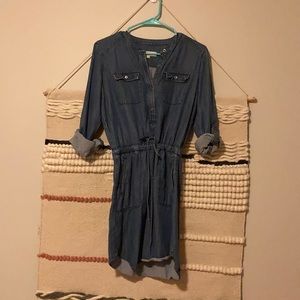 Loft denim dress (x small)